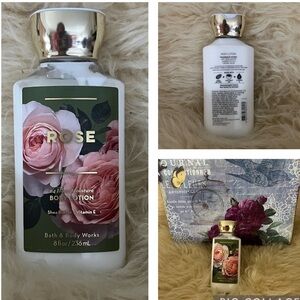 NWT Rose 24-Hour Moisturizing Lotion Shea Butter & Vitamin E